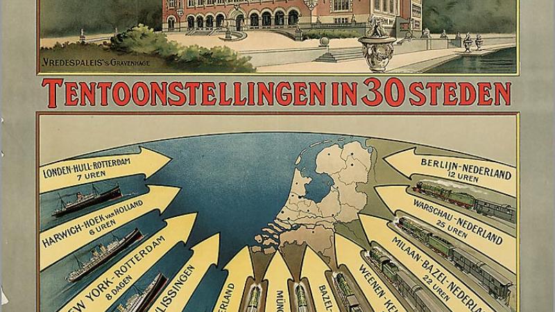 Poster|Holland 1913 Tentoonstellingen in 30 steden|Peace Palace Library
