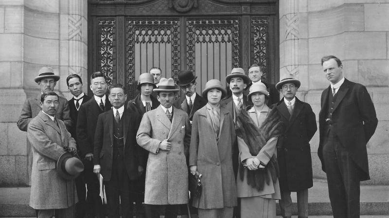 Other|Famous Visitors Prince Yasuhiko Asaka and Princess Nobuko Asaka of Japan|Peace Palace Library