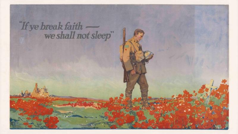 Poster|If ye break faith we shall not sleep|Peace Palace Library