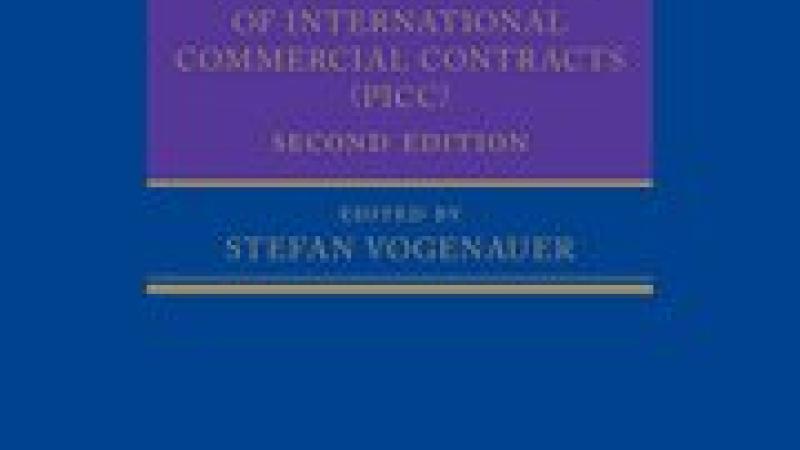 Book|Vogenauer|Commentary on the UNIDROIT Principles of International Commercial Contracts PICC|Peace Palace Library
