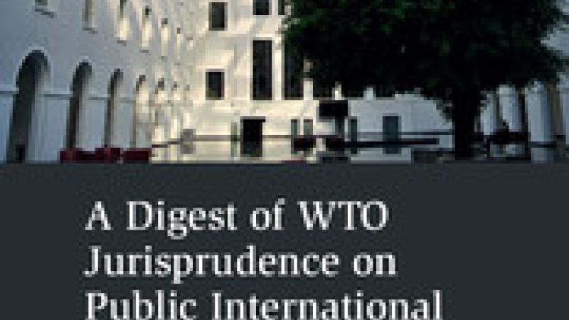 Book|Cook|A digest of wto jurisprudence on public international law concepts and principles|Peace Palace Library
