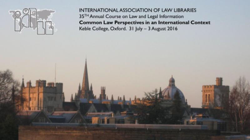 Other|IALL 35th Annual Course on International Legal Information and Law Common Law Perspectives in an International Context |Peace Palace Library