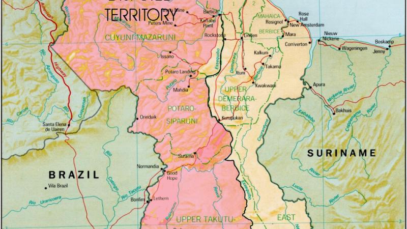 Map Of Guyana And Venezuela Essequibo, The Territorial Dispute Between Venezuela And Guyana | Peace  Palace Library