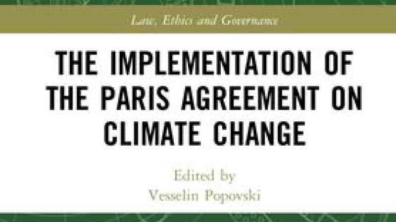 Book|Popovski|The Implementation of the Paris Agreement on Climate Change|Peace Palace Library 