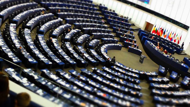 Event|Plenary chamber during session week 09 2014 in Strasbourg|Peace Palace Library
