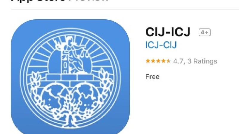 Review: The CIJ-ICJ App
