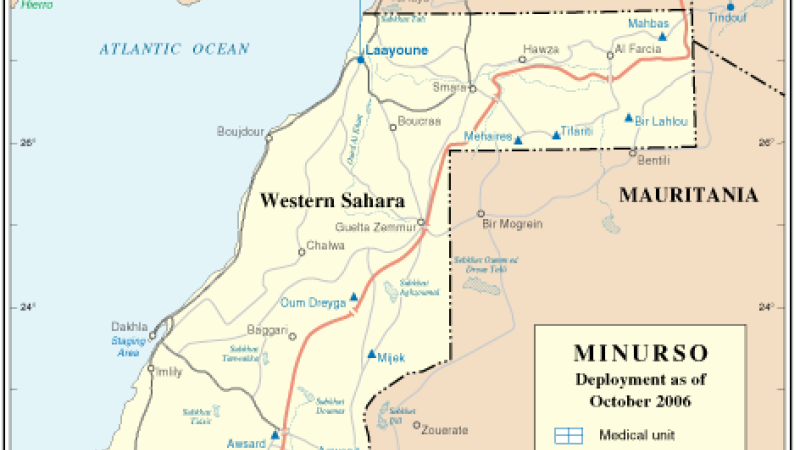 MINURSO map