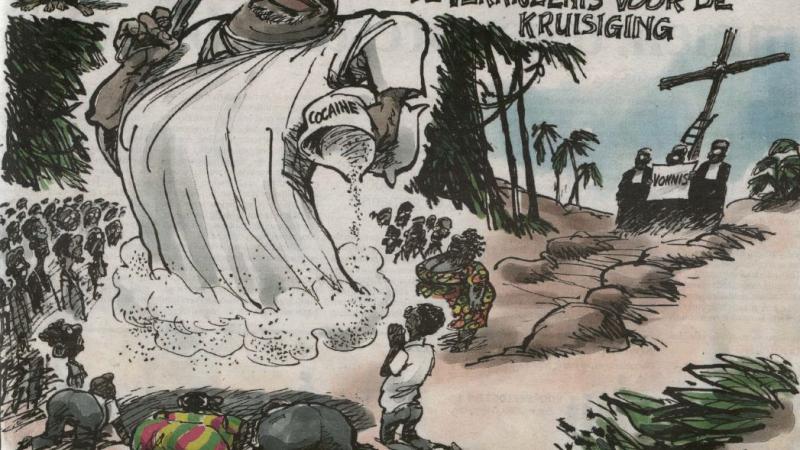 Bouterse Cartoon - Jos Collignon - De Volkskrant