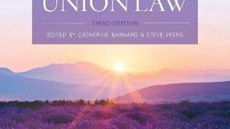 Barnard, C. and Peers, S. (eds.), European Union Law, Third Edition, Oxford, Oxford University Press, 2020.