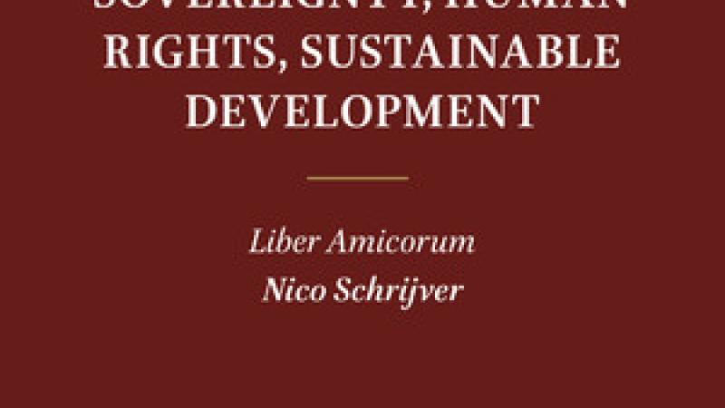 Furthering the Frontiers of International Law: Liber Amicorum Nico Schrijver