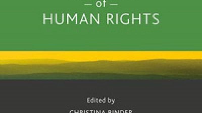 Binder, C. (et al.) (eds.), Elgar Encyclopedia of Human Rights, Elgar, 2021