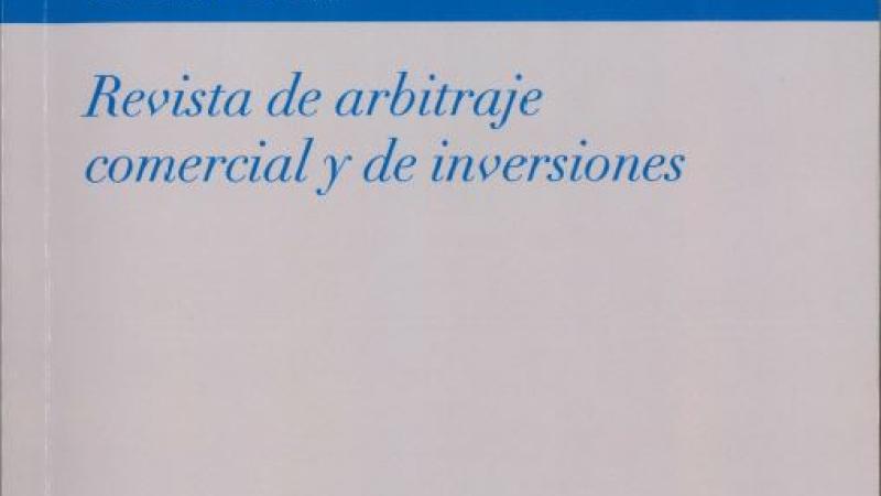 Arbitraje: Revista de arbitraje commercial y de inversiones