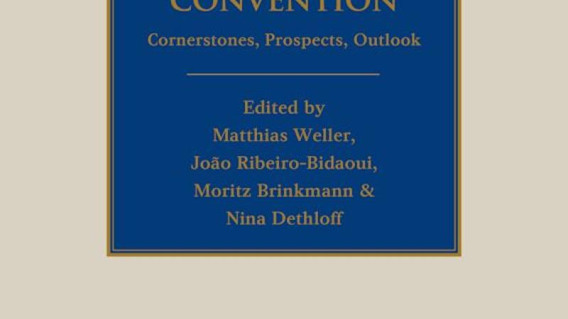Weller, M., Ribeiro-Bidaoui, J., Brinkmann, M. and Dethloff, N. (eds.), The HCCH 2019 Judgments Convention: Cornerstones, Prospects, Outlook, Oxford, New York, Hart, 2023.