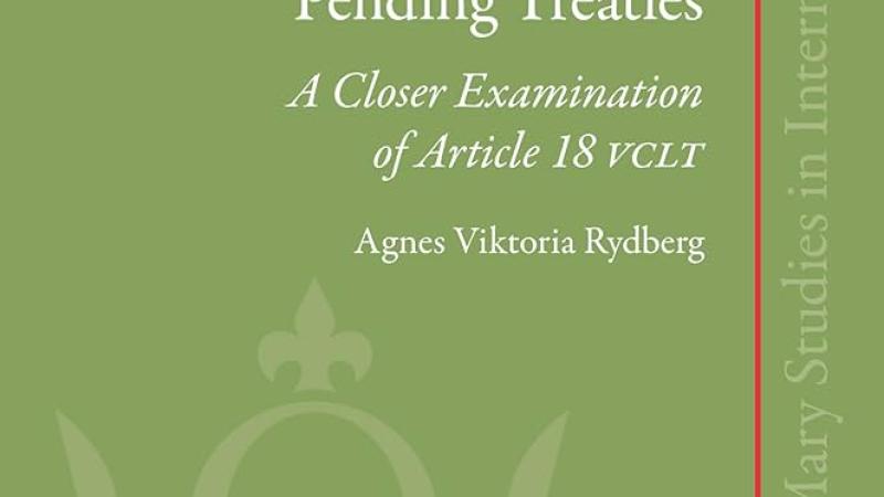 Rydberg, Agnes Viktoria. The Duty to Safeguard the Object and Purpose of Pending Treaties : A Closer Examination of Article 18 Vclt. Brill/Nijhoff, 2024.