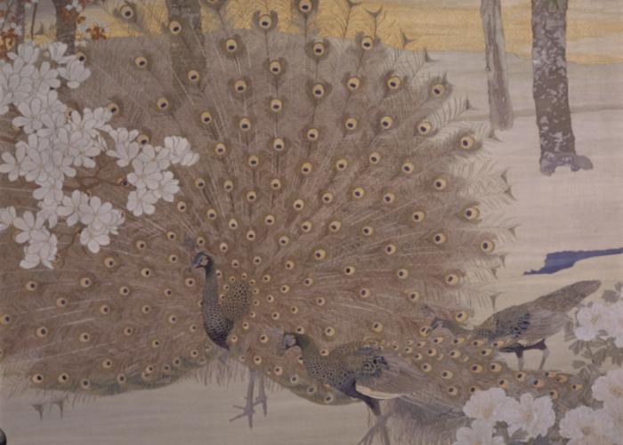 Painting|Hundred Flowers and Hundred Birds in Late Spring and Early Summer Japanese Room PeacePalace|Peace Palace Library