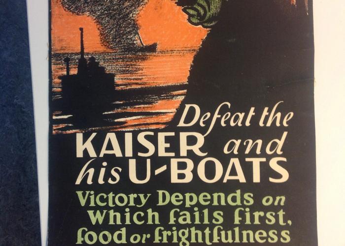 Poster|Defeat the kaiser and his u-boats|Peace Palace Library