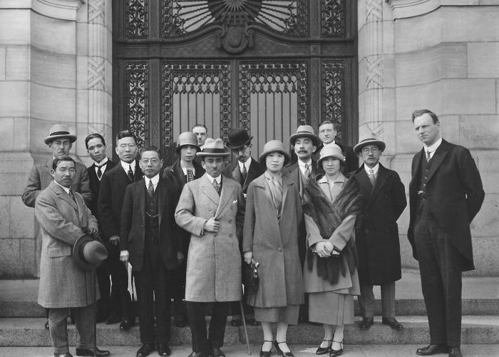 Other|Famous Visitors Prince Yasuhiko Asaka and Princess Nobuko Asaka of Japan|Peace Palace Library