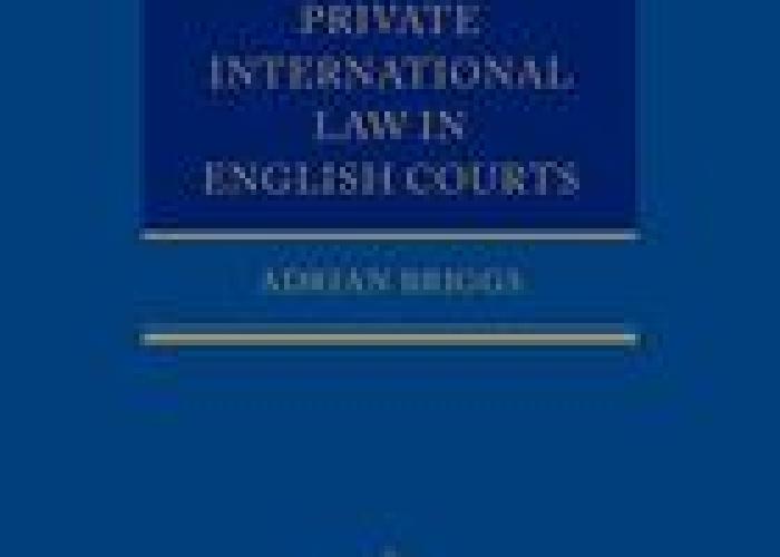 Book|Briggs|Private International Law in English Courts|Peace Palace Library