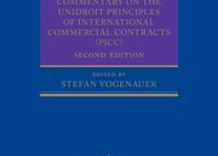 Book|Vogenauer|Commentary on the UNIDROIT Principles of International Commercial Contracts PICC|Peace Palace Library