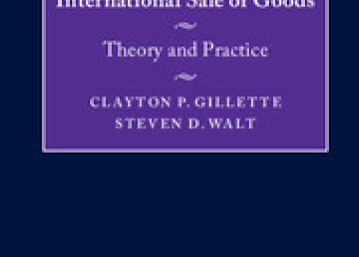 Book|Gillette|The UN Convention on Contracts for the International Sale of Goods Theory and Practice|Peace Palace Library