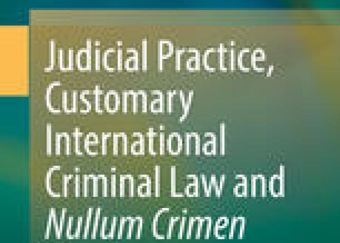 Book|Rauter|Judicial Practice Customary International Criminal Law and Nullum Crimen Sine Lege|Peace Palace Library