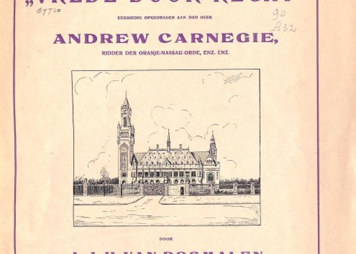 Book|Rosmalen|Andrew Carnegies Peace march|Peace Palace Library