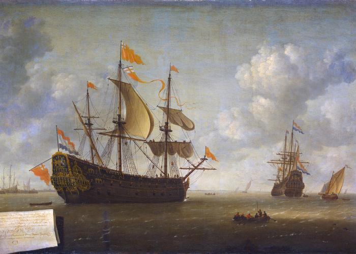 Painting|The Royal Charles captured by the Dutch The Raid on the Medway 1667 Peace Enforced in Breda Peace Palace Library Blog|Peace Palace Library