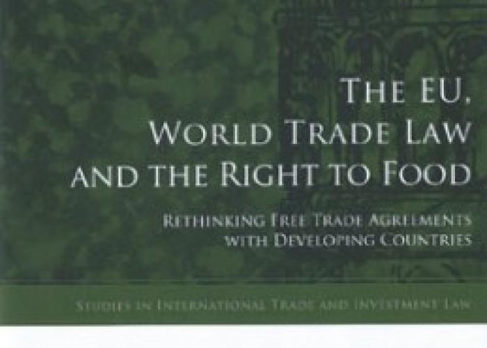 Book | Gruni | The EU, world trade law and the right to food | Peace Palace Library