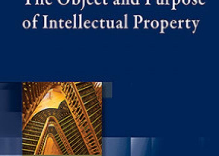 Book | Frankel | The object and purpose of intellectual property | Peace Palace Library