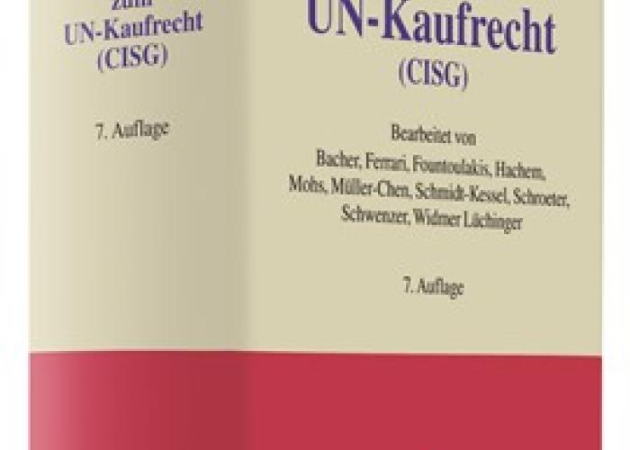 Schlechtriem/Schwenzer/Schroeter, Kommentar zum UN-Kaufrecht (CISG)