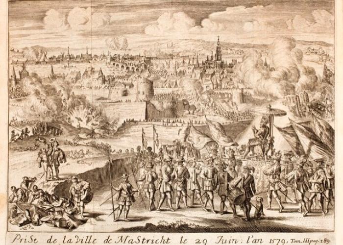 Capture of Maastricht, 1632. Strada: Histoire de la guerre des Païs Bas.