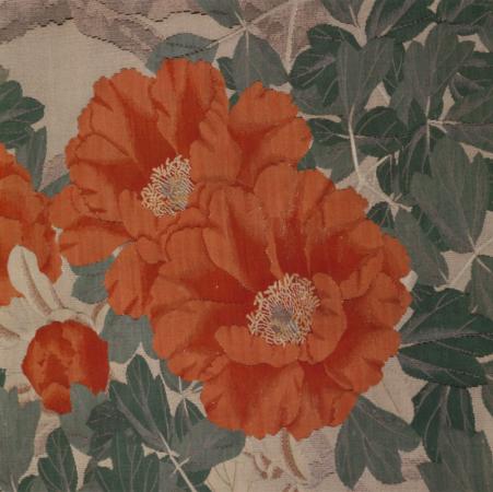 Painting|Hundred Flowers and Hundred Birds in Late Spring and Early Summer Jimbei Kawashima II Japanese Room PeacePalace02|Peace Palace Library