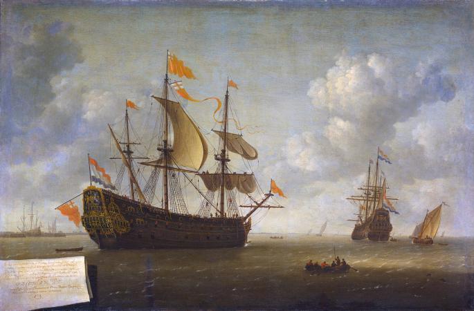Painting|The Royal Charles captured by the Dutch The Raid on the Medway 1667 Peace Enforced in Breda Peace Palace Library Blog|Peace Palace Library
